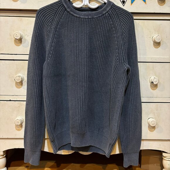 Gap Blue Ribbed Knit Sweater - Picture 2 of 4